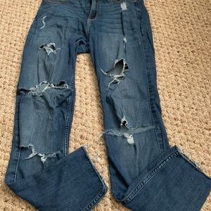 Dark Blue High Rise Super Skinny Jeans